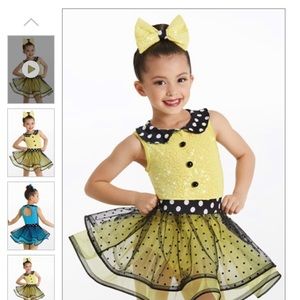 Weissman dance costume PUT ON A HAPPY FACE 11804